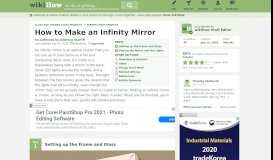 
							         How to Make an Infinity Mirror: 13 Steps (with Pictures) - wikiHow								  
							    