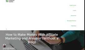 
							         How to Make Money With Affiliate Marketing and Amazon (Without a ...								  
							    