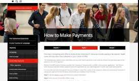 
							         How to Make Payments - International Future Students | University of ...								  
							    