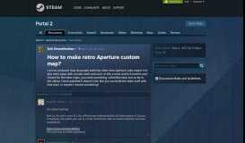 
							         How to make retro Aperture custom map? :: Portal 2 General ...								  
							    