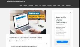 
							         How to Make UHBVN Bill Payment through Netbanking?								  
							    