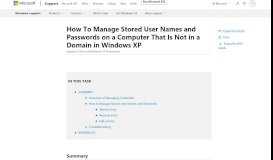 
							         How To Manage Stored User Names and Passwords on a Computer ...								  
							    