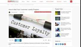 
							         How to Nail Your Customer Loyalty Program - MarTech Series								  
							    