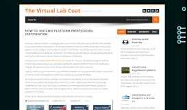 
							         How To: Nutanix Platform Professional Certification - The Virtual Lab ...								  
							    