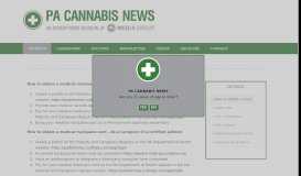 
							         How to Obtain a Card - PA Cannabis News								  
							    