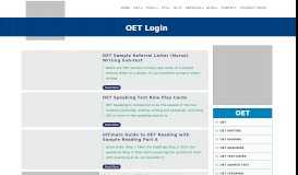 
							         How to OET Login | Apply for www OET 2.0 Online Login for ...								  
							    