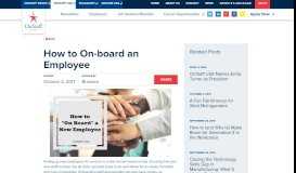 
							         How to On-Board a New Employee - OnStaff USA								  
							    