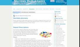 
							         How to order your repeat ... - Merridale Medical Centre								  
							    