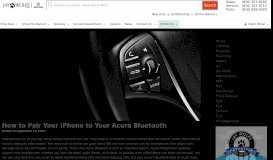 
							         How to Pair Your iPhone to Your Acura Bluetooth - Jay Wolfe Acura								  
							    