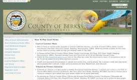 
							         How to Pay Court Fines - Berks County								  
							    