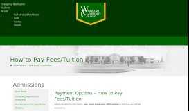 
							         How to Pay Fees/Tuition - Welcome to Woodland Community College								  
							    
