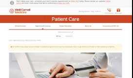 
							         How to Pay Your Bill | Weill Cornell Medicine								  
							    