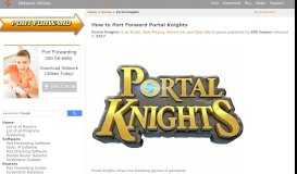 
							         How to Port Forward in Your Router for Portal Knights								  
							    