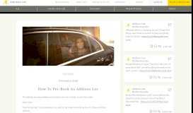 
							         How to pre-book an Addison Lee | Addison Lee								  
							    