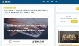 
							         How to Produce Better Internal Documentation | StiltSoft								  
							    