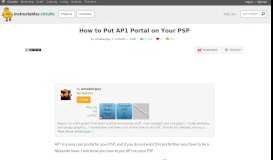 
							         How to Put AP1 Portal on Your PSP: 3 Steps								  
							    