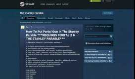 
							         How To Put Portal Gun In The Stanley Parable ***REQUIRES ...								  
							    