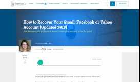 
							         How to Recover Your Gmail, Facebook or Yahoo Account ...								  
							    