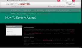 
							         How to Refer a Patient - University of Houston College of Optometry ...								  
							    