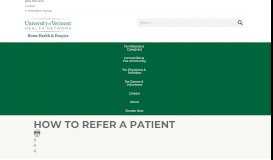 
							         How to Refer a Patient - UVM Health Network Home Health & Hospice								  
							    