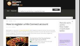
							         How to register a Hik-Connect account - Security Cameras Reviews								  
							    