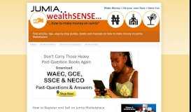 
							         How to Register and Sell on Jumia Marketplace - jumiawealthSENSE								  
							    