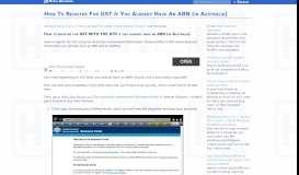 
							         How To Register For GST If You Already Have An ABN (in Australia ...								  
							    