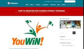 
							         How to Register for YouWiN Connect Program | Abbakin								  
							    