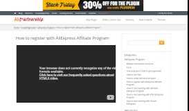
							         How to register with AliExpress Affiliate Program | Expert articles on ...								  
							    
