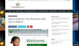 
							         How to Register Your Business with CAC in Nigeria								  
							    