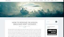 
							         How to Remove or Assign Brocade Port Licenses - VirtuBytes								  
							    