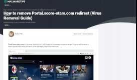 
							         How to remove Portal.score-stars.com redirect (Virus Removal Guide)								  
							    