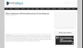 
							         [How-to] Remove V9 Portal Site and en.v9.com Malware | Intellect ...								  
							    