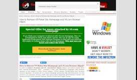 
							         How to Remove V9 Portal Site Homepage and V9.com Browser Hijack ...								  
							    