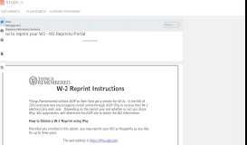 
							         How to reprint your W2 - W2 Reprints/Portal - studylib.net								  
							    