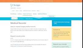 
							         How to Request Medical Records - San Diego - Scripps Health								  
							    