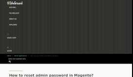 
							         How To Reset Admin Password in Magento - SiteGround								  
							    