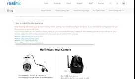 
							         How to Reset Reolink Cameras - IP Camera FAQs - Reolink								  
							    