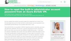 
							         How to reset the built-in administrator account password from an ...								  
							    