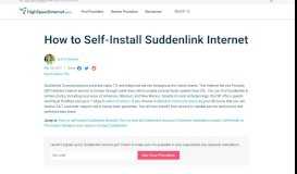 
							         How to Self-Install Suddenlink Internet | HighSpeedInternet.com								  
							    