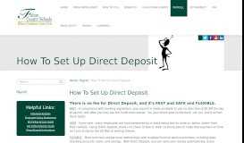 
							         How To Set Up Direct Deposit - the Fulton County Schools pocketpal								  
							    