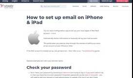 
							         How to set up email on iPhone & iPad - xneelo Help Centre								  
							    
