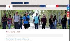 
							         How to set up your UP Portal password - University of Pretoria								  
							    
