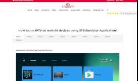 
							         How To Setup IPTV Service on STB Emulator Android App								  
							    