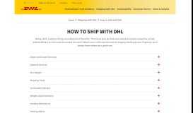 
							         How to ship with DHL								  
							    