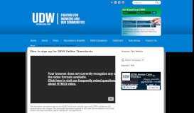 
							         How to sign up for IHSS Online Timesheets - UDW – The Homecare ...								  
							    
