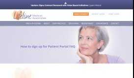 
							         How to sign up for Patient Portal FAQ - Lifeline Medical Associates								  
							    