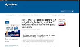 
							         How to smash the postloop approval test and get the highest rating of ...								  
							    