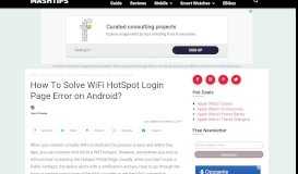 
							         How To Solve WiFi HotSpot Login Page Error on Android ...								  
							    