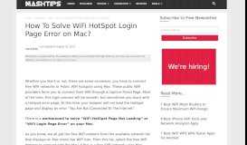 
							         How To Solve WiFi HotSpot Login Page Error on Mac ...								  
							    